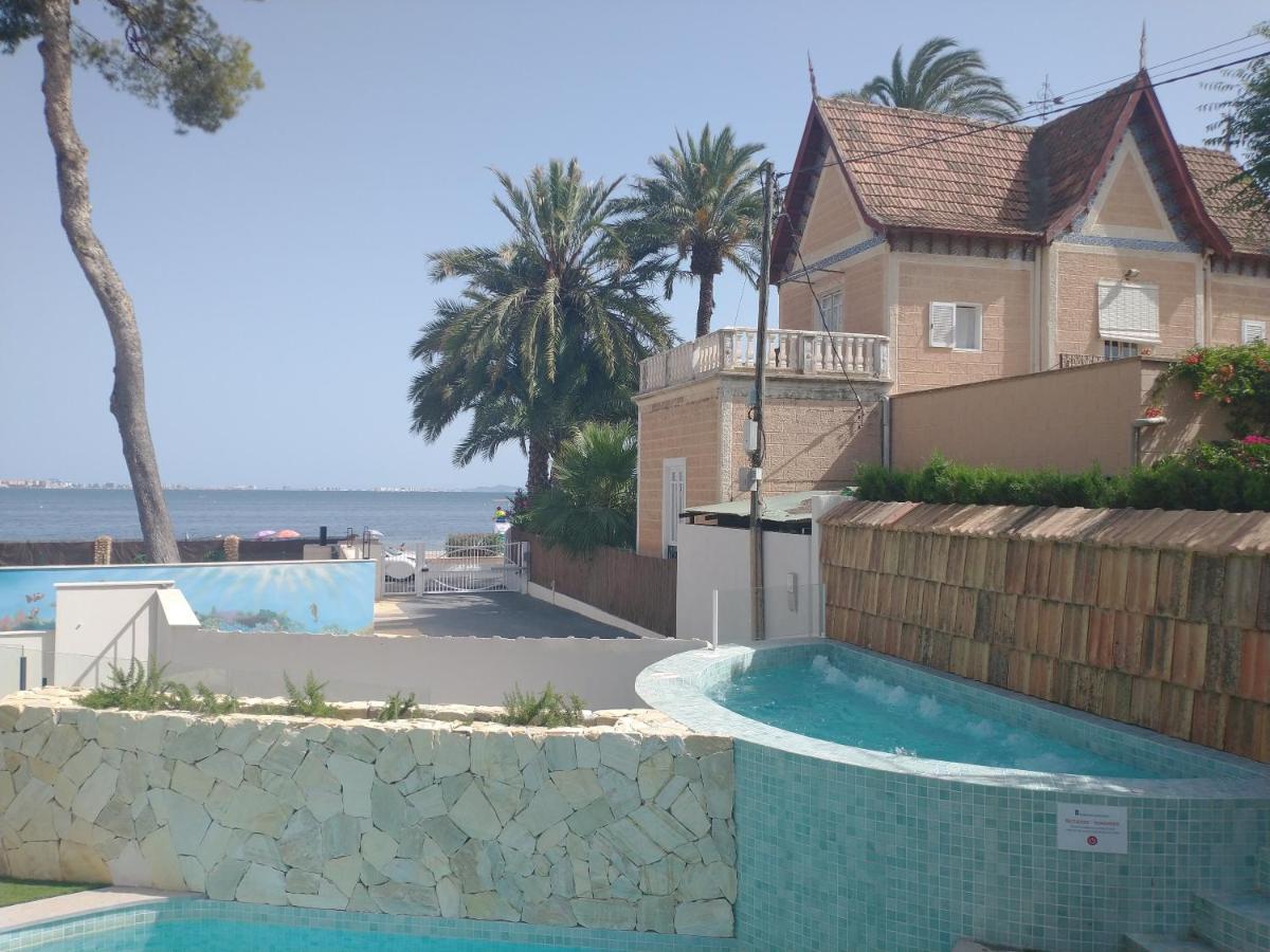 Modern Nieuwbouwappartement Aan Het Strand Van De Mar Menor In Santiago De La Ribera Lo Pagán Exteriör bild