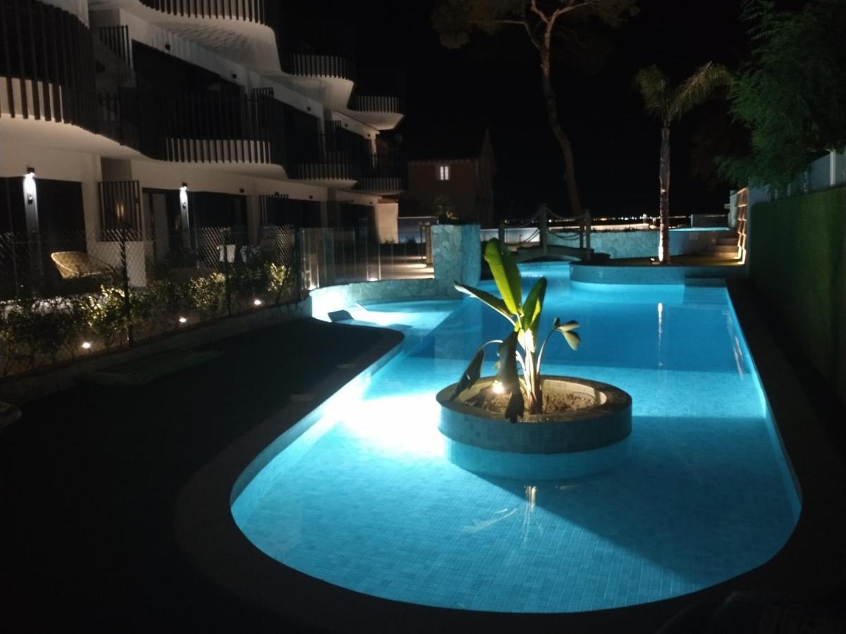Modern Nieuwbouwappartement Aan Het Strand Van De Mar Menor In Santiago De La Ribera Lo Pagán Exteriör bild