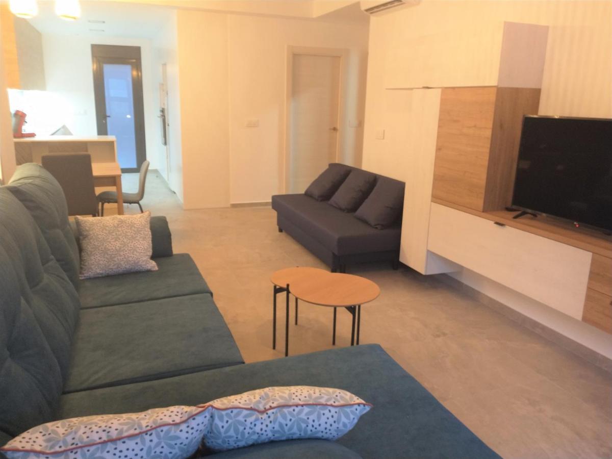 Modern Nieuwbouwappartement Aan Het Strand Van De Mar Menor In Santiago De La Ribera Lo Pagán Exteriör bild
